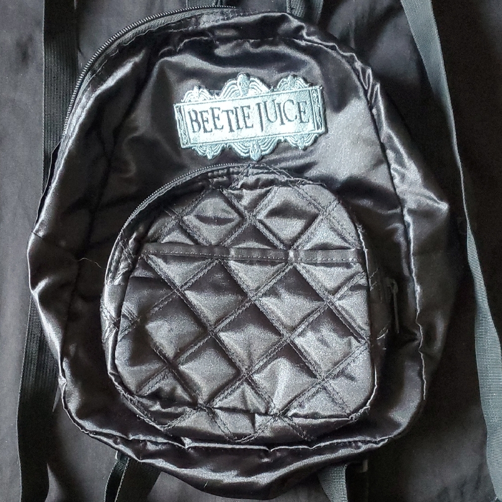 BEETLEJUICE MINI BLCK BACKPACK